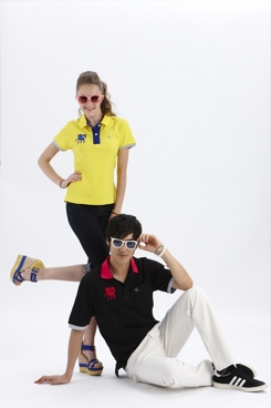 學院風-POLO衫(黃黑/男女性團體服)
