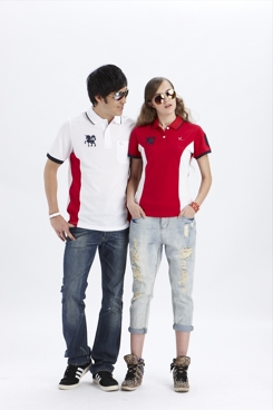 學院風-POLO衫(紅白/男女性團體服)