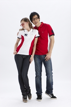 學院風-POLO衫(紅白/男女性團體服)