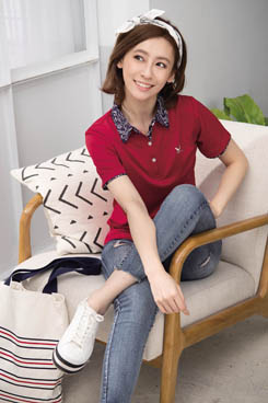 青花瓷休閒polo衫 (男女性團體服飾)